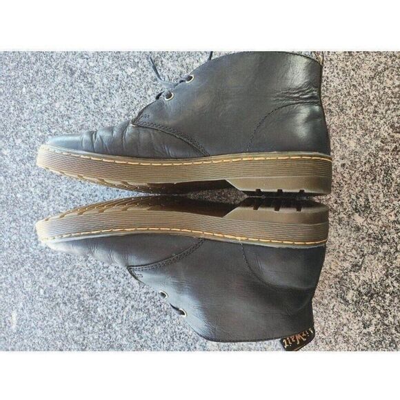 Dr Martens Doc Cabrillo Black Leather Chukka Lace Up Boots Shoes Men Sz 9M US/42